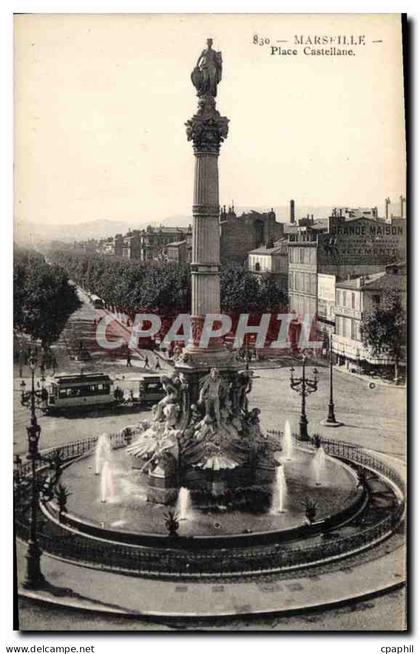 CPA Marseille Place Castellane