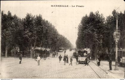 Marseille CPA Le prado (tramway)