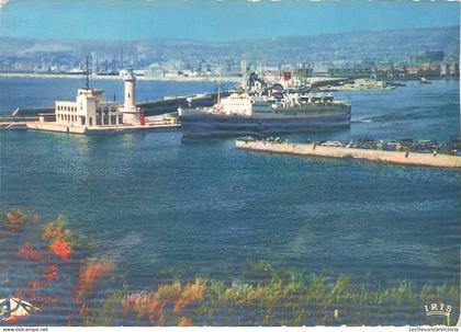 [-10%] FRANCE - Marseille - Transport - Port maritime - Bâtiment - Navire - Mer - Carte Postale Ancienne