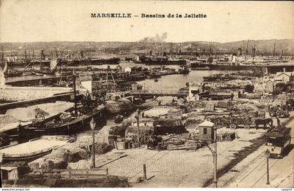 CPA Marseille Bassins de la Joliette Bateaux