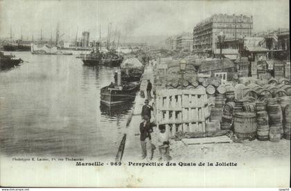 Marseille CPA Perspectives des quais de la Joliette