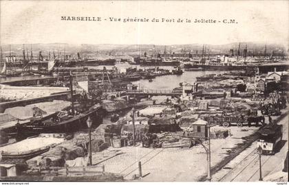 Marseille - Vue Generale du Port de la Joliette - CPA