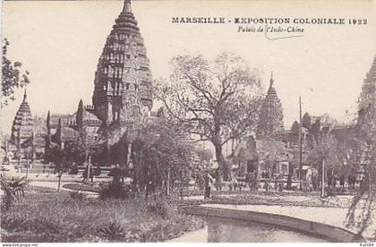 AK 216701 FRANCE - Marseille - Expoition Coloniale 1922 - Palais de l'Indo-Chine