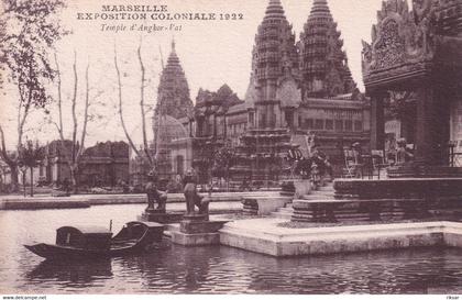 MARSEILLE(EXPOSITION COLONIALE 1922) CAMBODGE(ANGKOR VAT)