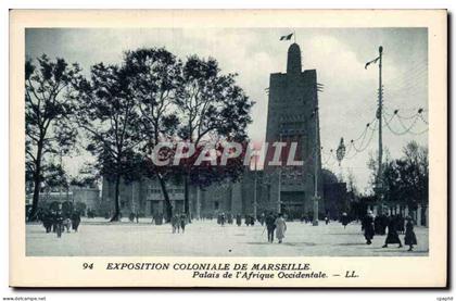 Marseille - Exposition Coloniale 1922 - Palais de l'Afrique Occidentale CPA
