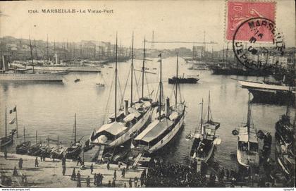 CPA Marseille le Vieux Port Bateaux
