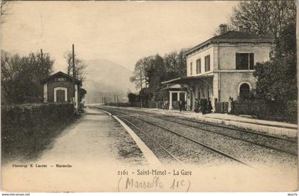 CPA St-MENET MARSEILLE La Gare (809543)