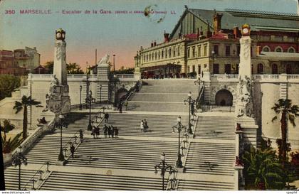 CPA Marseille Escatier de la Gare