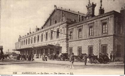 Marseille CPA La gare