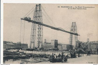 13 // MARSEILLE   le pont transbordeur et le fort St Jean   30