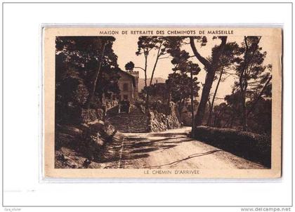 13 MARSEILLE St Loup, Maison de Retraite PLM, Cheminots, Chemin d'Arrivée, ed Audry, 193?