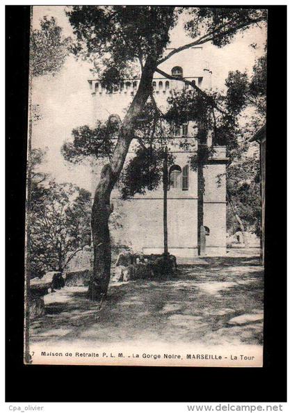 13 MARSEILLE St Loup, Maison de Retraite PLM, Gorge Noire, Tour, ed ? 7, 192?
