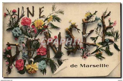 Marseille - Une Pensee de Marseille - Souvenir - CPA
