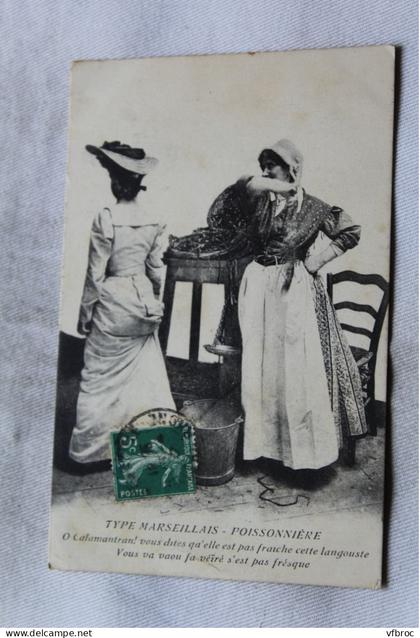 type Marseillais, Marseille, poissonnière, Bouches du Rhône 13