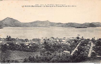 Martinique - LE MARIN - Le bourg et la presqu'il de Sainte-Anne - Ed. A. Benoît 190