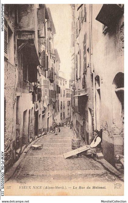 AXWP1-0058-06 - VIEUX NICE - La Rue du Malonat