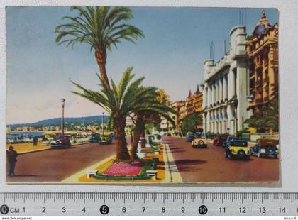 I122184 Cartolina Francia - Nice - La Promenade des Anglais - VG 1947