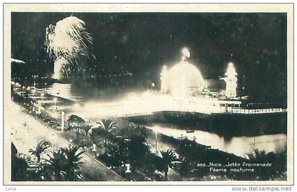 06 - NICE - Jetée Promenade - Féerie nocturne (Ed. d'Art. Munier, Montluet, Nice, 350)