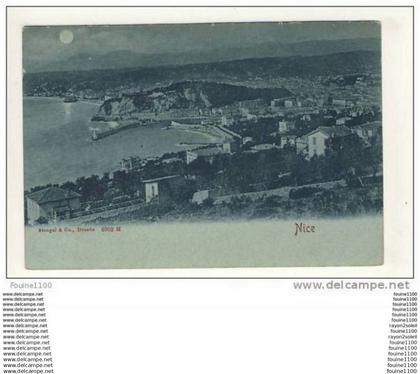 carte de nice  ( effet de nuit )