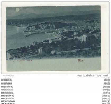 carte de nice  ( effet de nuit )