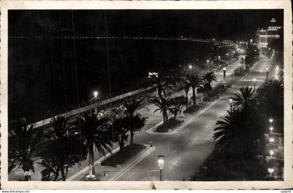 CPA Nice Promenade des Anglais la Nuit