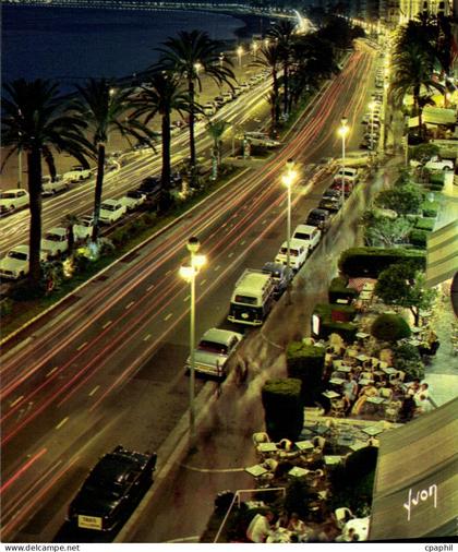 CPSM Nice La Promenade Des Anglais La nuit