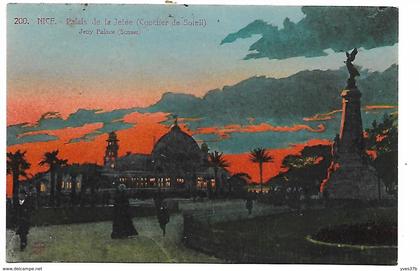 NICE - Palais de la Jetée (Coucher de Soleil)