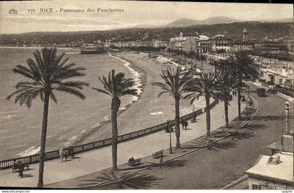CPA Nice Panorama des Ponchettes