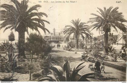 CPA Nice les Jardins du roi albert
