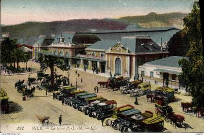 CPA Nice La Gare