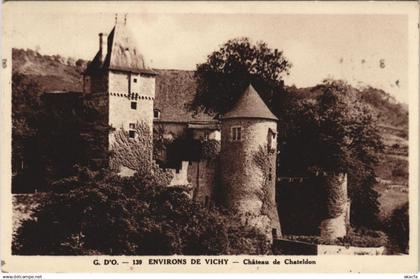 CPA Chateau de CHATELDON (48865)