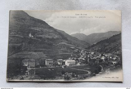 Cpa 1923, Abries, vue générale, Hautes Alpes 05