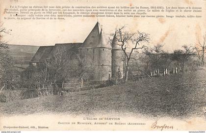 ARDENNES SERVION l'église