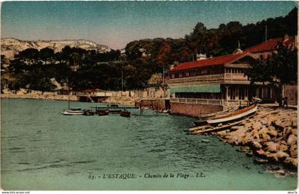 CPA L'ESTAQUE - Chemin de la Plage (256271)
