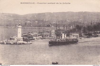 FRANCE - Marseille - Courrier sortant de la Joliette