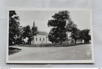 Cpsm, Chaumoux Marcilly, place de l'église, Cher 18