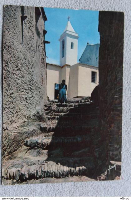Cpm 1964, Marine Centuri, cap Corse, vieille rue conduisant à la chapelle, Corse 20