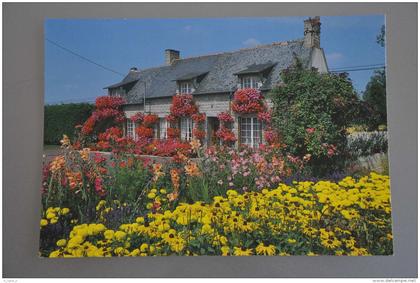 REF 304  : CPM SAINT JUVAT 22 Village fleuri