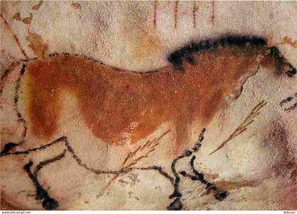 24 - Montignac sur Vézère - Grotte de Lascaux - Cheval jaune - Art Préhistorique - CPM - Voir Scans Recto-Verso