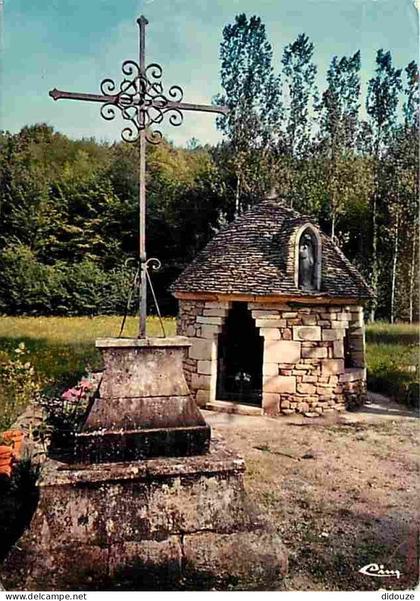 Carte Postale - 24 - Saint Cyprien - Redon-Espic - Le lieu des Apparitions - Flamme Postale de Saint Cyprien - CPM - Voi