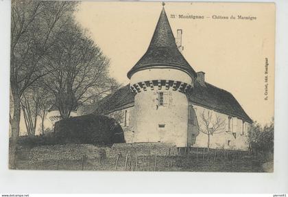 MONTIGNAC SUR VEZERE -  Château de MASNEGRE