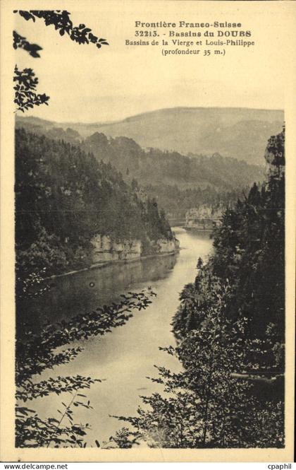 CPA Bassins du Doubs Bassins de la Vierege et Louis Philippe