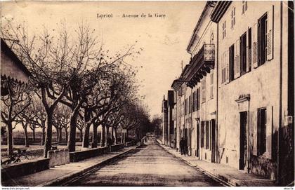 CPA LORIOL - Avenue de la Gare (351659)