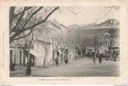 FRANCE - 26 - LIVRON - Place du Marché