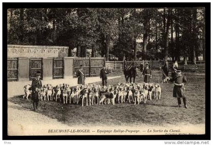 27 Beaumont-le-Roger chasse a courre chenil D27D K27051K C27051C RH093888
