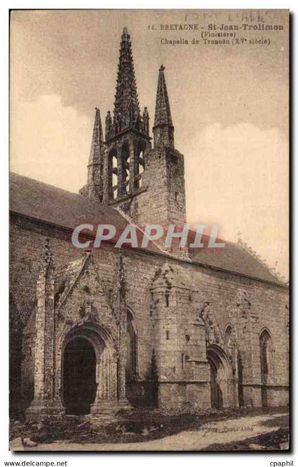 Saint Jean TRolimon CPA Chapelle de Tronoen