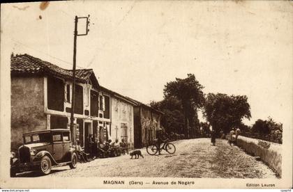 CPA Magnan Gers Avenue de Nogaro