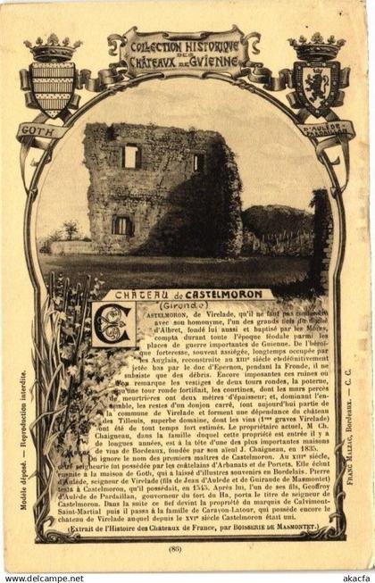 CPA Chateau de CASTELMORON (176775)
