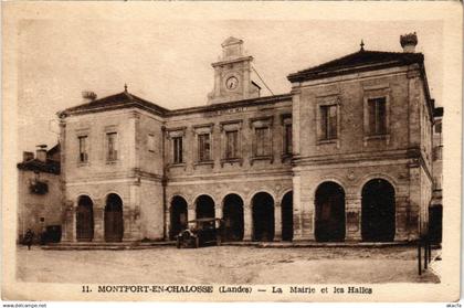 CPA Montfort en Chalosse - La Mairie et les Halles (111418)