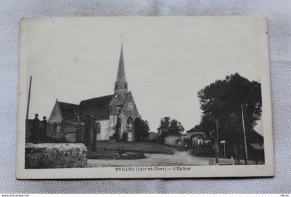 Baillou, l'église, Loir et Cher 41